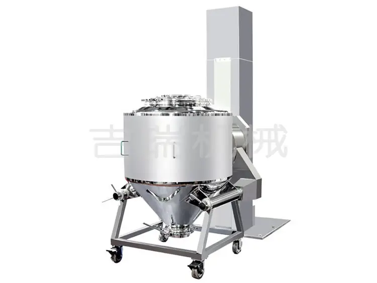 DTH Single-column automatic lifting hopper mixer
